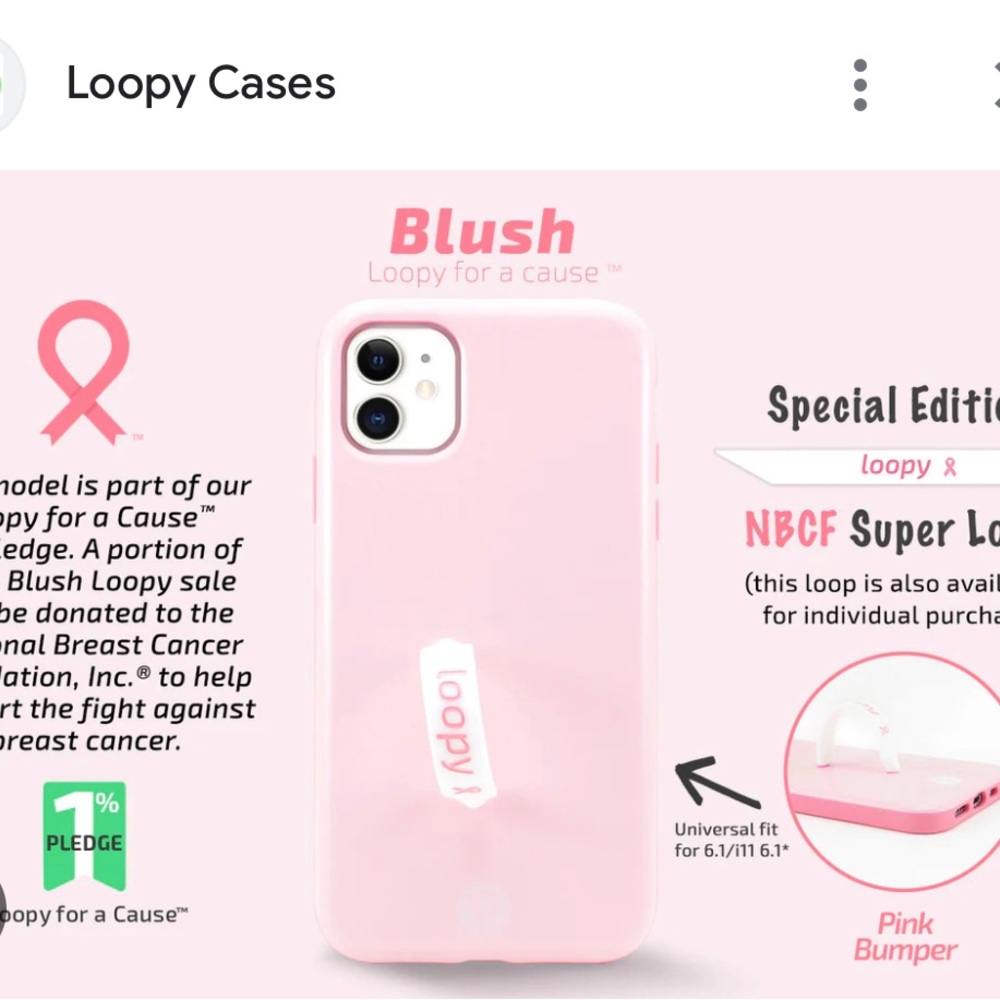 Loopy Blush iPhone 13 Phone Case